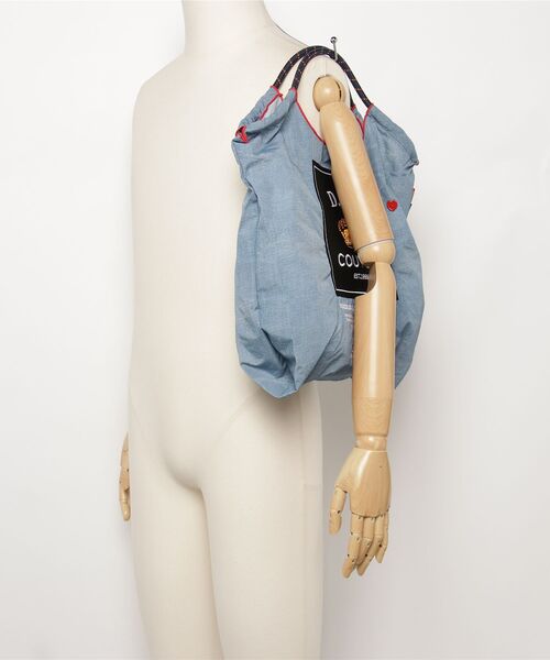 DOUBLE STANDARD CLOTHING(ダブルスタンダードクロージング)の「Ball&Chain/ DSC COUTURE ミニショッピングバッグ(エコバッグ/サブバッグ・レディース・レオパード/ブルー・FREE)」の8枚目の写真
