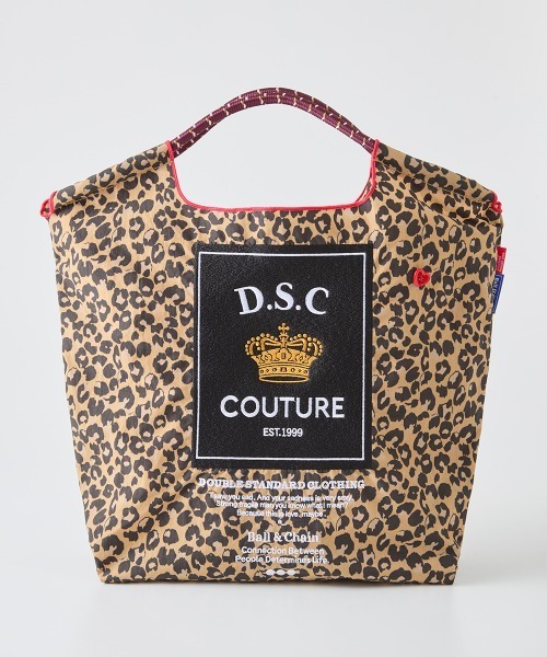 DOUBLE STANDARD CLOTHING(ダブルスタンダードクロージング)の「Ball&Chain/ DSC COUTURE ミニショッピングバッグ(エコバッグ/サブバッグ・レディース・レオパード/ブルー・FREE)」の2枚目の写真