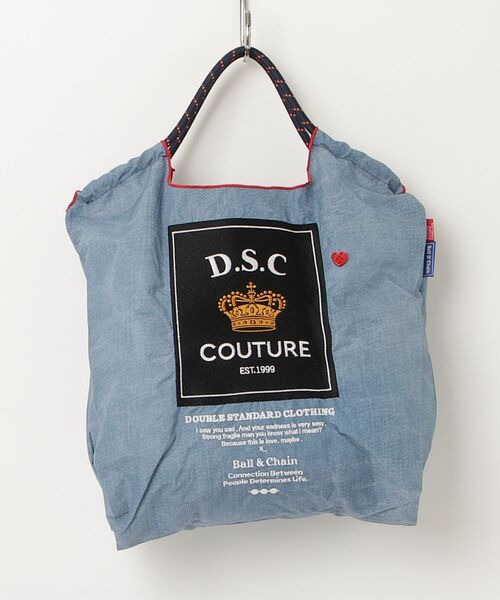 DOUBLE STANDARD CLOTHING(ダブルスタンダードクロージング)の「Ball&Chain/ DSC COUTURE ミニショッピングバッグ(エコバッグ/サブバッグ・レディース・レオパード/ブルー・FREE)」の15枚目の写真