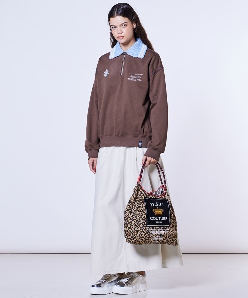 DOUBLE STANDARD CLOTHING(ダブルスタンダードクロージング)の「Ball&Chain/ DSC COUTURE ミニショッピングバッグ(エコバッグ/サブバッグ・レディース・レオパード/ブルー・FREE)」の14枚目の写真