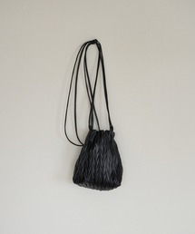 anuke（アンヌーク）の「Ecoleather Pleats Purse（トートバッグ）」
