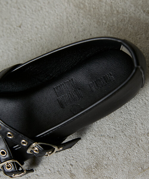 MARY QUANT（マリークワント）の「MARY QUANT × PUBLUX/マリークワント ハトメ クロス ベルト バレエシューズ[23.0~24.5cm展開]　限定展開（バレエシューズ・レディース・ブラック/ブラウン・24.5cm/24.0cm/23.5cm/23.0cm）」の14枚目の写真