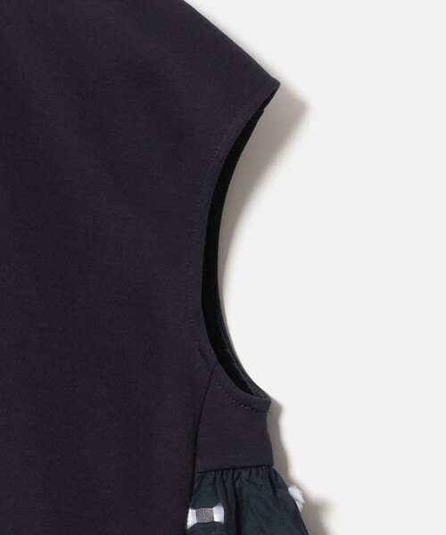 UNITED ARROWS(ユナイテッドアローズ)の「ドットリボン カットジャガード コンビ ブラウス ‐ウォッシャブル‐(シャツ/ブラウス・レディース・ブラック/ネイビー/ダークグレー・FREE)」の21枚目の写真