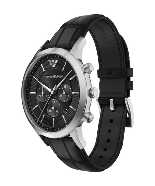 EMPORIO ARMANI(エンポリオアルマーニ)の「エンポリオ・アルマーニ 腕時計 メンズ アナログ レザー AR11820(アナログ腕時計・メンズ・ブラック・FREE)」の6枚目の写真