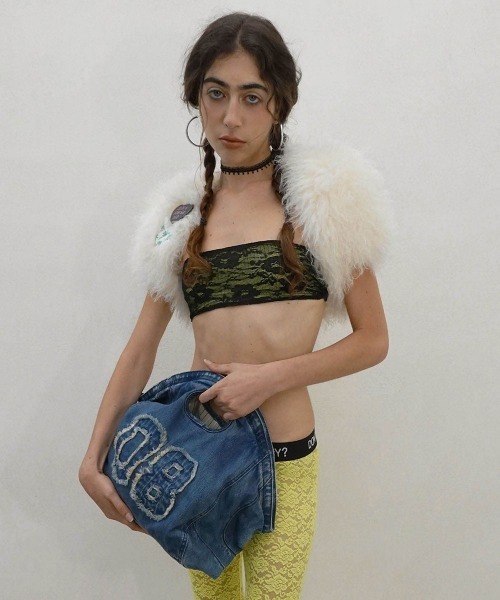 SCULPTOR(スカルプター)の「Bad Seed Denim Bag(ショルダーバッグ・レディース・ブルー/ライトブルー・FREE)」の11枚目の写真