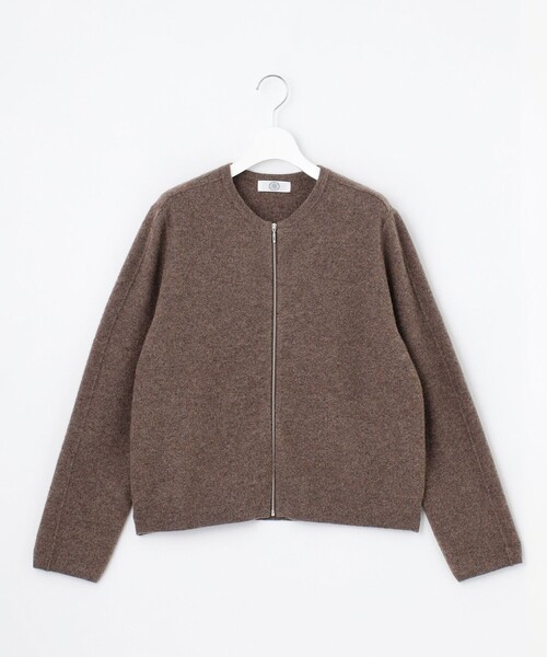 J.PRESS Ladies（J.プレス レディス）の「【シーンレスに活躍・季節の変わり目に】BOILD ニット アウター（ニット/セーター・レディース・ベージュ系/ライトグレー系/ブラウン系・SMALL）」の14枚目の写真
