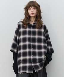 CASPER JOHN AIVER（キャスパージョンアイバー）の「AIVER　ワッフルレイヤードオンブレチェックシャツ（シャツ/ブラウス）」