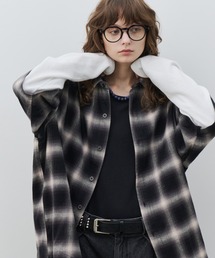 CASPER JOHN AIVER（キャスパージョンアイバー）の「AIVER　ワッフルレイヤードオンブレチェックシャツ（シャツ/ブラウス）」