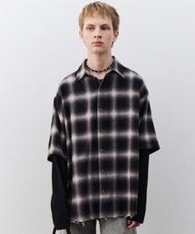 AIVER（アイバー）の「AIVER　ワッフルレイヤードオンブレチェックシャツ（シャツ/ブラウス）」