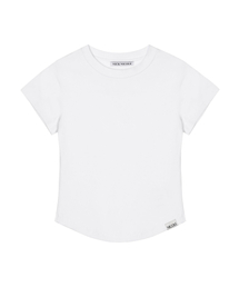 CURVED SLIM TOP_WHITE