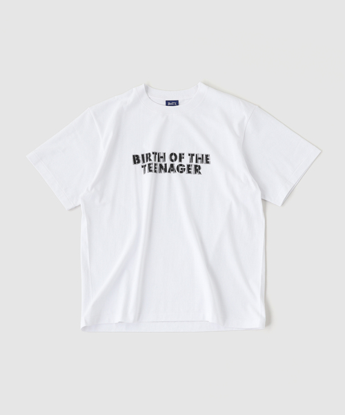 BOTT（ボット）の「BoTT / ボット MOIRE TEE（Tシャツ/カットソー・メンズ・ホワイト/ブラック/イエロー・SMALL/MEDIUM/LARGE）」の7枚目の写真
