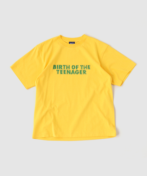 BOTT（ボット）の「BoTT / ボット MOIRE TEE（Tシャツ/カットソー・メンズ・ホワイト/ブラック/イエロー・SMALL/MEDIUM/LARGE）」の9枚目の写真