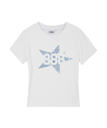 SKYFI レディース スリムフィット 半袖Tシャツ 4 COLORS