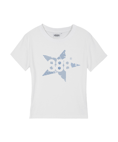 PRIMATE(プライメイト)の「SKYFI レディース スリムフィット 半袖Tシャツ 4 COLORS(Tシャツ/カットソー・レディース・クリーム/チャコール/ホワイト/ブラック・LARGE/MEDIUM/SMALL)」の1枚目の写真