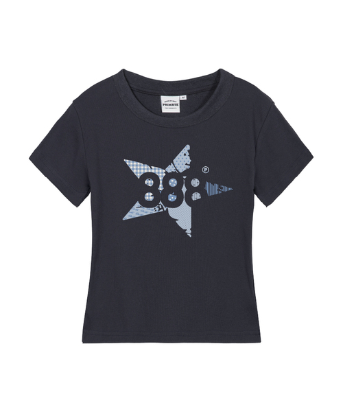 PRIMATE(プライメイト)の「SKYFI レディース スリムフィット 半袖Tシャツ 4 COLORS(Tシャツ/カットソー・レディース・クリーム/チャコール/ホワイト/ブラック・LARGE/MEDIUM/SMALL)」の3枚目の写真