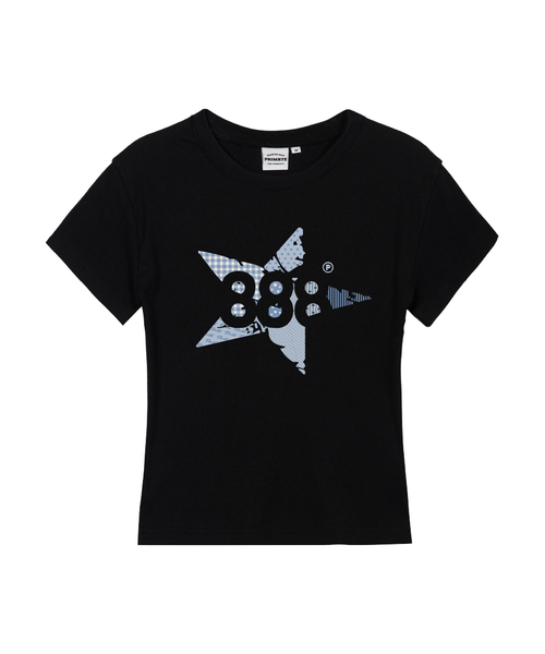 PRIMATE(プライメイト)の「SKYFI レディース スリムフィット 半袖Tシャツ 4 COLORS(Tシャツ/カットソー・レディース・クリーム/チャコール/ホワイト/ブラック・LARGE/MEDIUM/SMALL)」の2枚目の写真