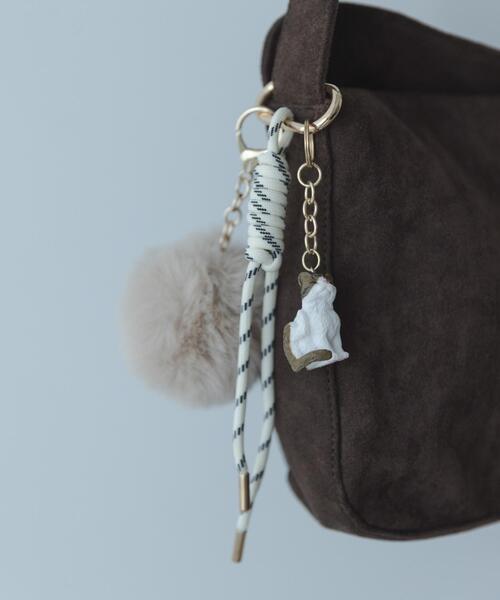 URBAN RESEARCH Sonny Label(アーバンリサーチサニーレーベル)の「CAT AND FAKEFUR CHARM(キーホルダー・レディース・ブラウン/ベージュ・ONE)」の2枚目の写真