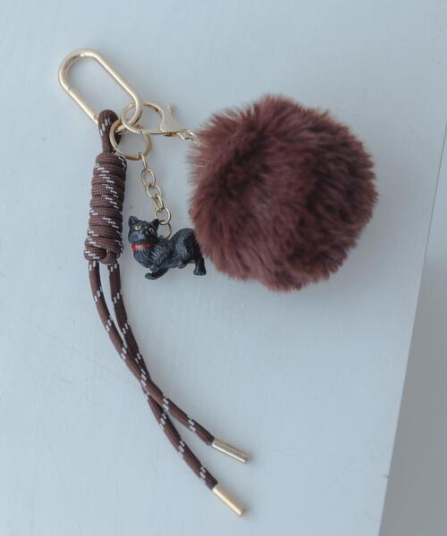 URBAN RESEARCH Sonny Label(アーバンリサーチサニーレーベル)の「CAT AND FAKEFUR CHARM(キーホルダー・レディース・ブラウン/ベージュ・ONE)」の4枚目の写真