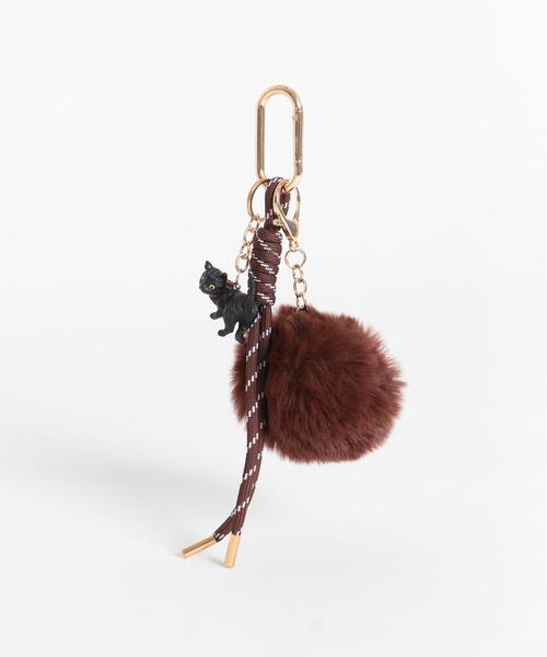 URBAN RESEARCH Sonny Label(アーバンリサーチサニーレーベル)の「CAT AND FAKEFUR CHARM(キーホルダー・レディース・ブラウン/ベージュ・ONE)」の7枚目の写真