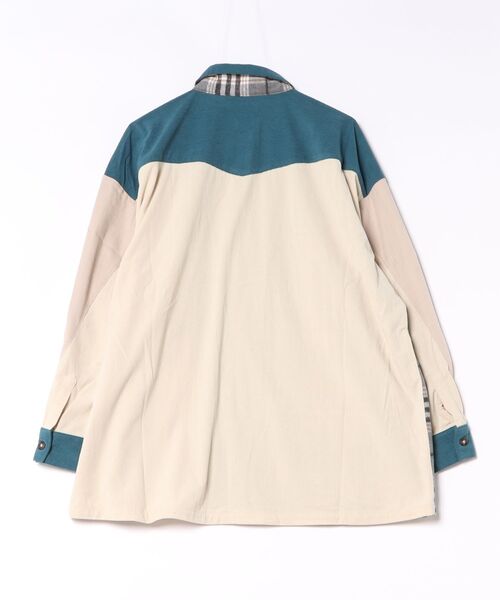 チャイハネ(チャイハネ)の「【チャイハネ】アメハントMEN'Sシャツ(シャツ/ブラウス・メンズ・ベージュ/ブラック/レッド・FREE)」の4枚目の写真