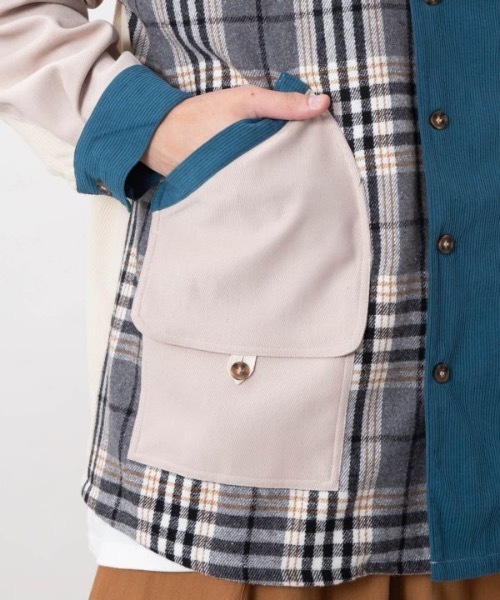 チャイハネ(チャイハネ)の「【チャイハネ】アメハントMEN'Sシャツ(シャツ/ブラウス・メンズ・ベージュ/ブラック/レッド・FREE)」の7枚目の写真