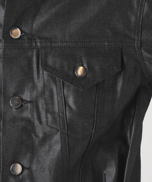 NOCTO ARCHIVE(ノクトアーカイブ)の「NOCTO ARCHIVE/ノクト アーカイブ Luster Denim Jacket(デニムジャケット・メンズ・ブラック・MEDIUM/LARGE)」の15枚目の写真