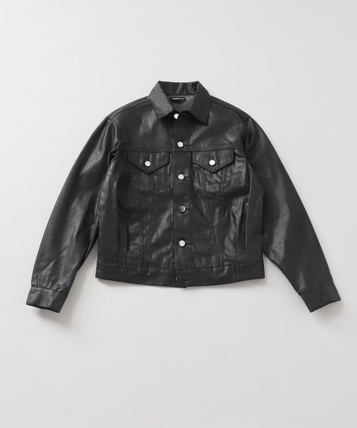 NOCTO ARCHIVE(ノクトアーカイブ)の「NOCTO ARCHIVE/ノクト アーカイブ Luster Denim Jacket(デニムジャケット・メンズ・ブラック・MEDIUM/LARGE)」の4枚目の写真