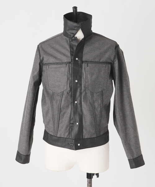 NOCTO ARCHIVE(ノクトアーカイブ)の「NOCTO ARCHIVE/ノクト アーカイブ Luster Denim Jacket(デニムジャケット・メンズ・ブラック・MEDIUM/LARGE)」の6枚目の写真