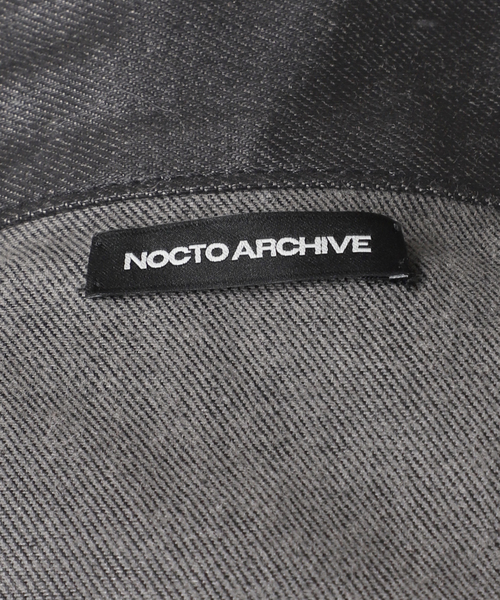 NOCTO ARCHIVE(ノクトアーカイブ)の「NOCTO ARCHIVE/ノクト アーカイブ Luster Denim Jacket(デニムジャケット・メンズ・ブラック・MEDIUM/LARGE)」の8枚目の写真