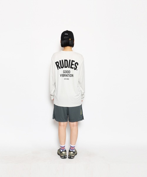RUDIE'S(ルーディーズ)の「THICK PHAT DRY LSTEE(Tシャツ/カットソー・メンズ・グレー/グリーン/ブラック・XL/L)」の2枚目の写真
