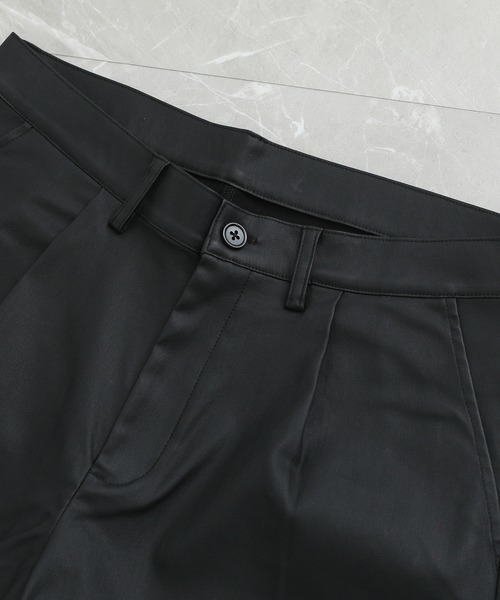 MDR(エムディアール)の「フェイクレザーバレルレッグパンツ【セットアップ対応】(その他パンツ・メンズ・ブラック・L/M)」の16枚目の写真