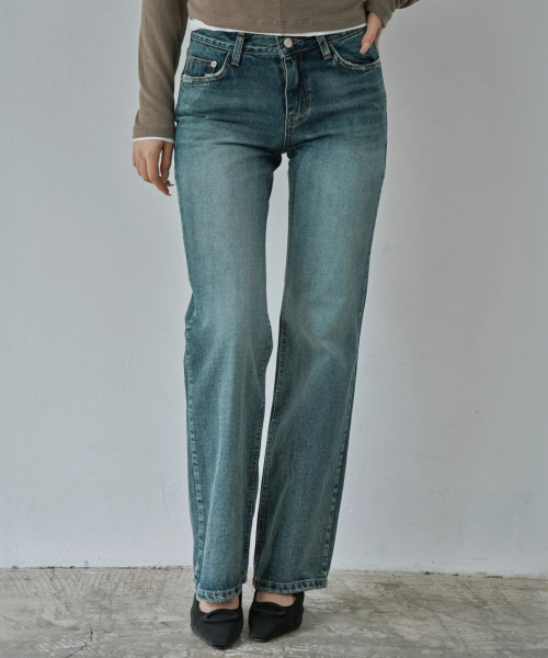 WAARFORWOMAN(ワール・フォー・ウーマン)の「W1158 スリムストレートパンツ_ディープブルー(デニムパンツ・レディース・その他・SMALL/MEDIUM/LARGE/S-Short/M-Short/L-Short)」の6枚目の写真