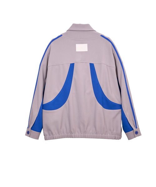 Nora Lily(ノラリリー)の「【Nora Lily】Line Track Jersey Blouson(ブルゾン・レディース・グレー/モカ/ネイビー・FREE)」の11枚目の写真