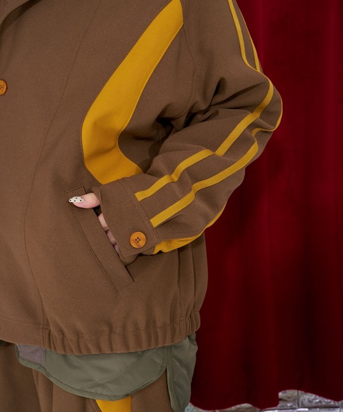 Nora Lily(ノラリリー)の「【Nora Lily】Line Track Jersey Blouson(ブルゾン・レディース・グレー/モカ/ネイビー・FREE)」の16枚目の写真