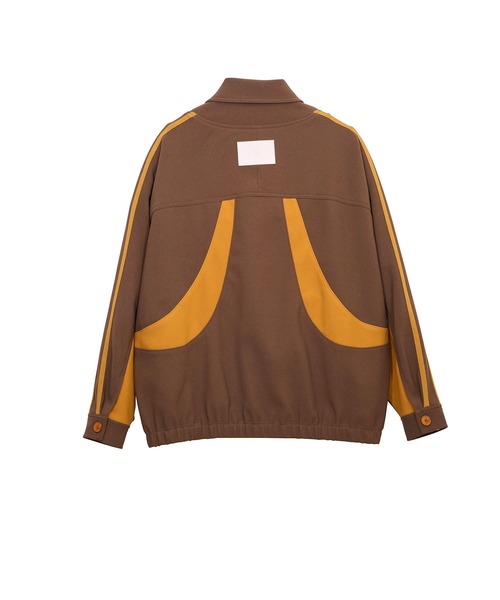 Nora Lily(ノラリリー)の「【Nora Lily】Line Track Jersey Blouson(ブルゾン・レディース・グレー/モカ/ネイビー・FREE)」の20枚目の写真