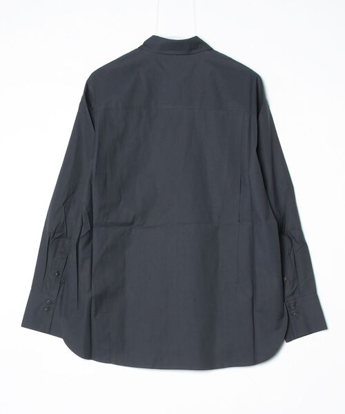 anuke（アンヌーク）の「Cachecoeur Cotton Shirts 62620403（シャツ/ブラウス・レディース・チャコールグレー/オフホワイト・FREE）」の3枚目の写真