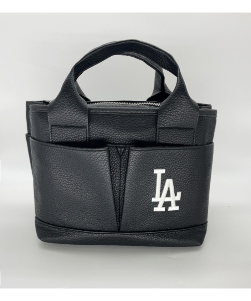 SOLUNIA(ソルニア)の「【MLB】ラウンドトートバッグ(トートバッグ・メンズ・ブラック系その他/ブラック系その他2・ONE SIZE)」の1枚目の写真