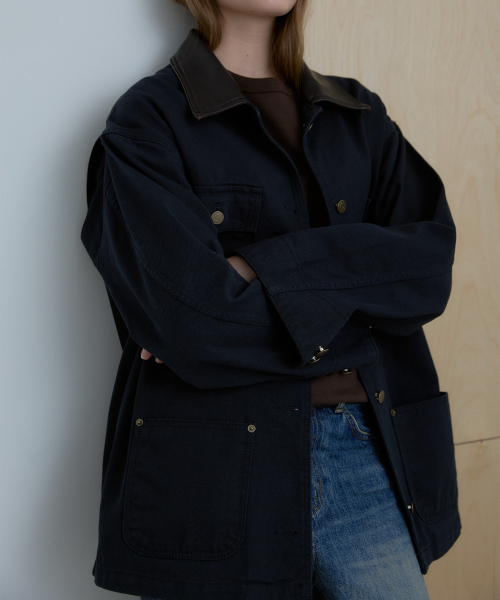 CCOMA(コンマ)の「CMJ54 ピグメントカラー ワークサファリジャケット(デニムジャケット・レディース・その他・FREE)」の2枚目の写真