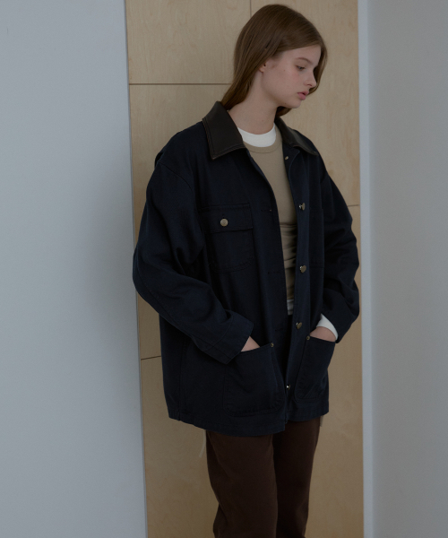 CCOMA(コンマ)の「CMJ54 ピグメントカラー ワークサファリジャケット(デニムジャケット・レディース・その他・FREE)」の3枚目の写真
