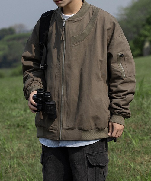 KELVIN(ケルヴァン)の「Relaxed Flight Jacket リラックスフライトジャケット(その他アウター・メンズ・カーキ系/グレー/ブラック・MEDIUM/LARGE)」の17枚目の写真