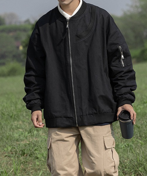KELVIN(ケルヴァン)の「Relaxed Flight Jacket リラックスフライトジャケット(その他アウター・メンズ・カーキ系/グレー/ブラック・MEDIUM/LARGE)」の21枚目の写真