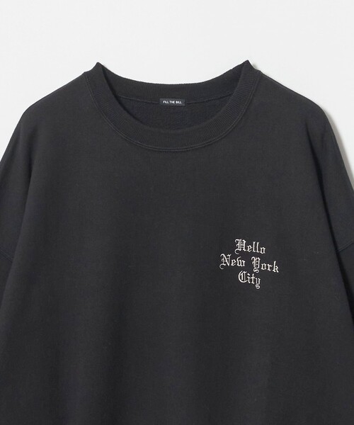 FILL THE BILL(フィルザビル)の「【別注】<FILL THE BILL>ロゴ スウェット(スウェット・レディース・ブラック/オフホワイト・FREE)」の4枚目の写真