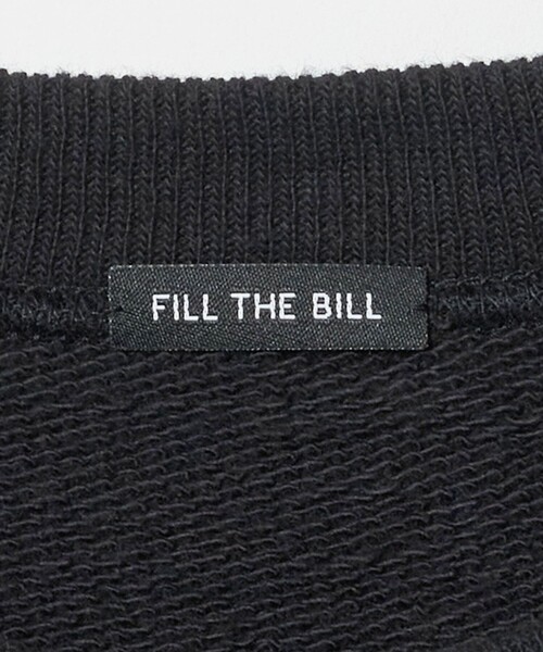 FILL THE BILL(フィルザビル)の「【別注】<FILL THE BILL>ロゴ スウェット(スウェット・レディース・ブラック/オフホワイト・FREE)」の12枚目の写真