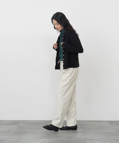 human woman（ヒューマンウーマン）の「◆ＴＲストレッチツイルドロストパンツ（その他パンツ・レディース・グレー系その他/ホワイト・MEDIUM/SMALL）」の11枚目の写真