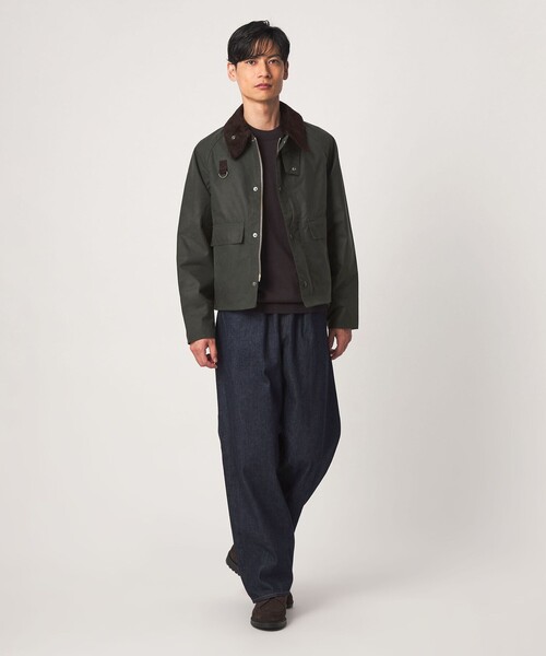 Barbour(バブアー)の「<Barbour>スペイ ワックス ショート ジャケット(その他アウター・メンズ・オリーブ・L/M/S)」の2枚目の写真
