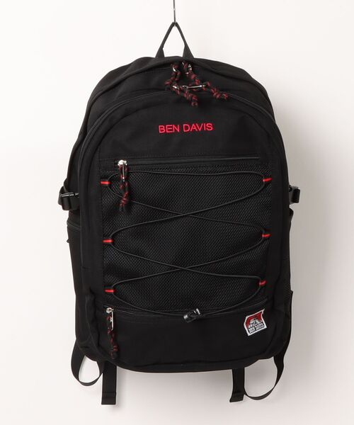 BEN DAVIS(ベンデイビス)の「【BEN DAVIS/ベンデイビス】【シンプルで合わせやすいデザインと、毎日の使いやすさを考えた機能性を両立】ボックスデイパック8500 MESH POCKET DAYPACK BDW-8500 保冷ポケット付 撥水 約31L 通学 通勤 旅行 PC収納可(バックパック/リュック・メンズ・ブルー/レッド/ブラック・FREE)」の3枚目の写真