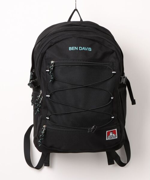 BEN DAVIS(ベンデイビス)の「【BEN DAVIS/ベンデイビス】【シンプルで合わせやすいデザインと、毎日の使いやすさを考えた機能性を両立】ボックスデイパック8500 MESH POCKET DAYPACK BDW-8500 保冷ポケット付 撥水 約31L 通学 通勤 旅行 PC収納可(バックパック/リュック・メンズ・ブルー/レッド/ブラック・FREE)」の2枚目の写真