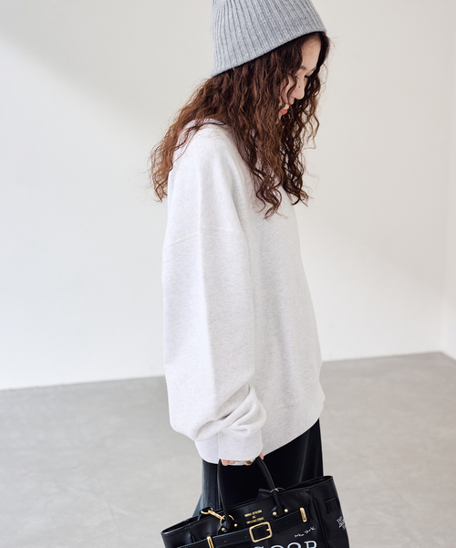FRAMeWORK(フレームワーク)の「SWEAT SHIRTS(スウェット・レディース・カーキ/ホワイト系その他・FREE)」の7枚目の写真