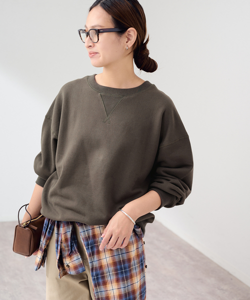 FRAMeWORK(フレームワーク)の「SWEAT SHIRTS(スウェット・レディース・カーキ/ホワイト系その他・FREE)」の12枚目の写真
