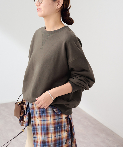 FRAMeWORK(フレームワーク)の「SWEAT SHIRTS(スウェット・レディース・カーキ/ホワイト系その他・FREE)」の13枚目の写真
